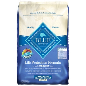 Blue Buffalo Large Breed Healthy Weight Chicken/Brown Rice Dog 30#