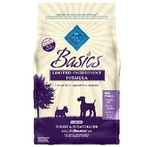 Blue Buffalo Basics Senior Turkey Dog 4# C=6, 24#
