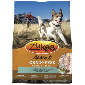 Zuke's Ascent™ Grain-Free Crunchy Blend Pollock & Chickpea Recipe