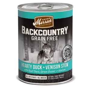 Merrick Backcountry Duck + Venison Stew for Dogs- 12.7oz