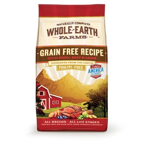 Whole Earth Farms Grain Free Recipe with Beef and Lamb for Dogs