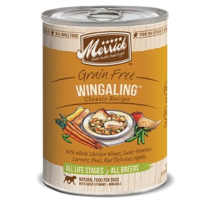 Merrick Grain Free Wingaling Classic Recipes for Dogs- 13.2oz