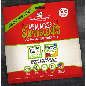 Cage-Free Duck Duck Goose Superblends Meal Mixers for Dogs- 3.25oz