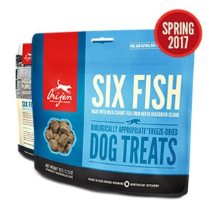 Orijen Freeze-Dried Six Fish Treats for Dogs- 1.5oz