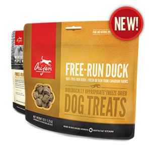 Orijen Freeze-Dried Free-Run Duck Treats for Dogs- 1.5oz
