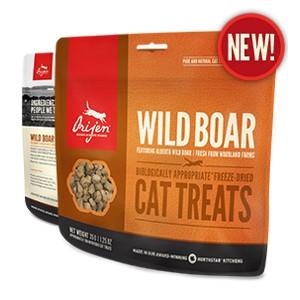 Orijen Freeze-Dried Wild Boar Cat Treats- 1.25oz