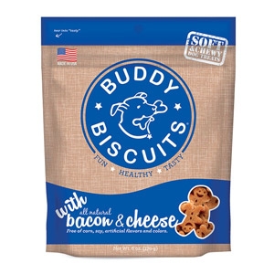  Buddy Biscuits® Soft & Chewy Bacon & Dog Treats