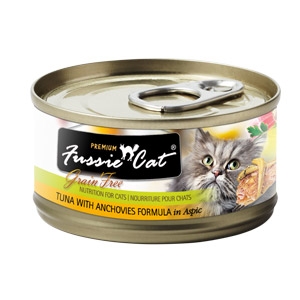Fussie Cat® Tuna with Anchovies Canned Cat Food, 2.82 oz.