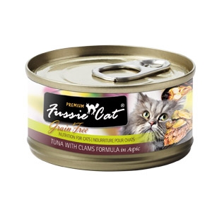 Fussie Cat® Tuna with Clams Canned Cat Food, 2.82 oz.
