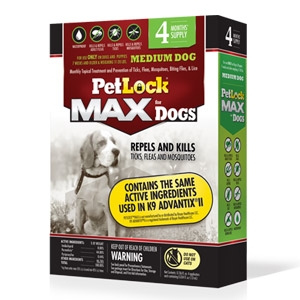 PetLock® Max Topical Flea & Tick Control for Medium Dogs 11-20 lbs