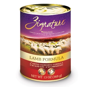 Zignature Lamb Formula Wet Dog Food 