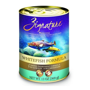 Zignature Whitefish Formula Wet Dog Food 