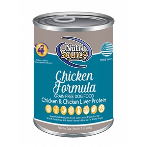 NutriSource® Grain Free Chicken Formula Wet Dog Food