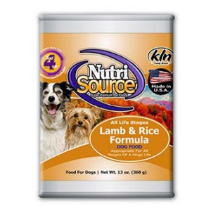NutriSource® Lamb & Rice Formula Wet Dog Food