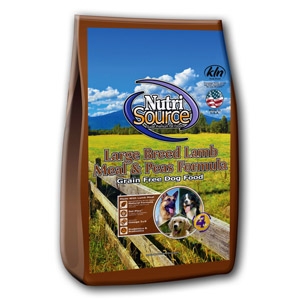 NutriSource® Large Breed Grain Free Lamb Meal & Peas Dry Dog Food