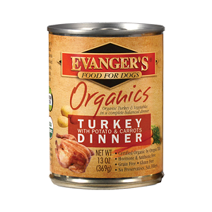 Evanger's Organic Turkey/Potato Dog, 12/13.2 Oz
