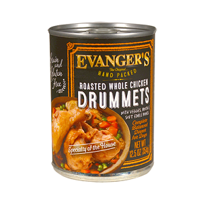 Evanger's Roasted Chicken Drummett Dog, 12/13.2 Oz