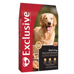 Exclusive® Chicken & Brown Rice Adult Dog Food