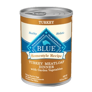 BLUE Homestyle Recipe® Turkey Meatloaf Dinner with Garden Vegetables for Adult Dogs 12.5oz