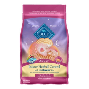 BLUE™ Indoor Hairball Control Chicken & Brown Rice Recipe for Adult Cats 7lb