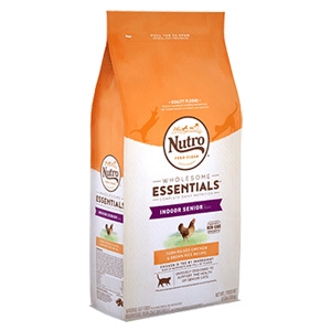Nutro® Wholesome Essentials™ Chicken & Whole Brown Rice Recipe for Indoor Senior Cats 6.5lb