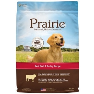 Nature's Variety Prairie Beef/Barley Dog 4.5# C=4