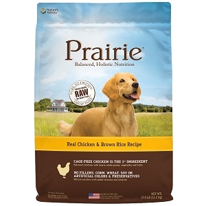 Nature's Variety Prairie Kibble Chicken Meal with Rice 5 Lb C=4