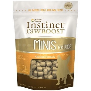 Nature's Variety Instinct Canine Raw Boost Mini Bites - Chicken 3.25 Oz