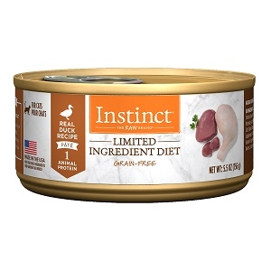 Nature's Variety Instinct Limited Ingredient Diet Duck Can Cat 12/5.5OZ and 24/3OZ