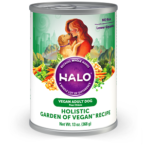 Halo, Purely for Pets Vegan Garden Medley Recipe for Dogs 