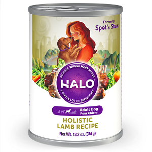 Halo Holistic Lamb Recipe for Adult Dogs 12/13.2 oz.