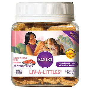 Halo Liv-A-Littles® Freeze-Dried Wild Salmon Protein Treats