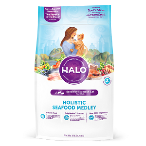 Halo Spot's Stew Sensitive Cat Seafood Medley