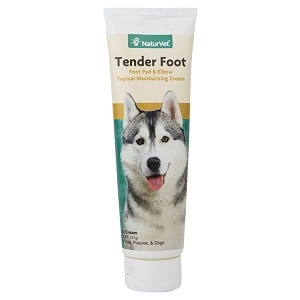 NaturVet Tender Foot Pad & Elbow Cream for Cats, Puppies, and Dogs 5oz
