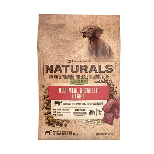 Southern States Naturals Sport Beef Meal & Barley Recipe Dog Food