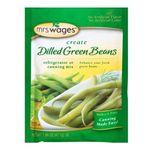 Mrs. Wages Dilled Green Beans Refrigerator or Canning Mix 