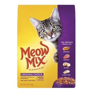 Meow Mix Original Choice Dry Cat Food 16 Pound
