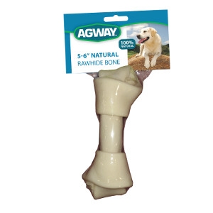 Agway™ Natural Rawhide Bone 5-6