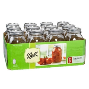 Ball® Regular Mouth Quart Jars 12 Pack