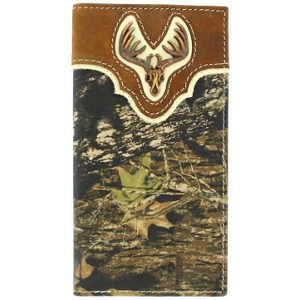 Mossy Oak Deer Skull Concho Rodeo Wallet