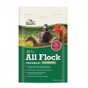 16% All Flock Crumbles with Probiotic 