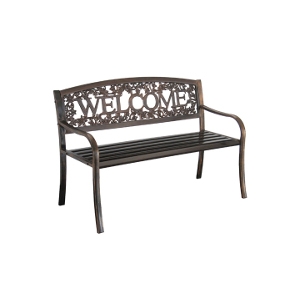METAL BENCH “WELCOME”