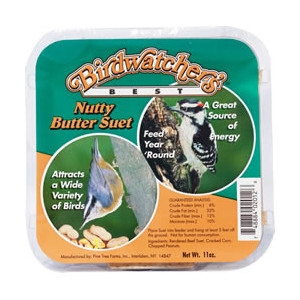 Birdwatcher's Best Nutty Butter Suet 11oz