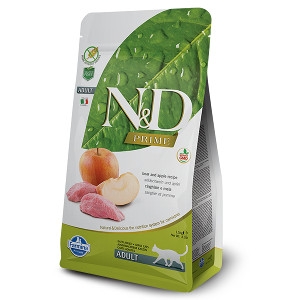 Farmina N&D Boar & Apple Adult Cat Food 3.3 lb.
