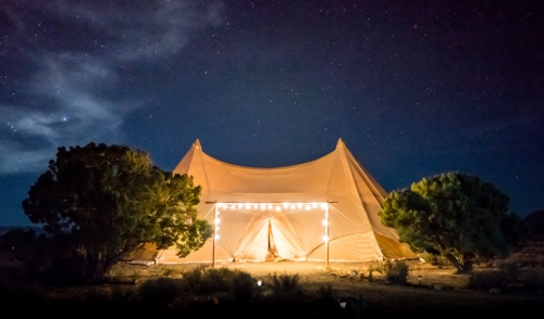 Add Lighting to Tent Events
