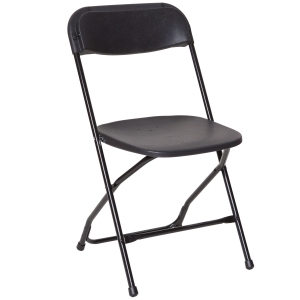 Black Plastic Dining Chair