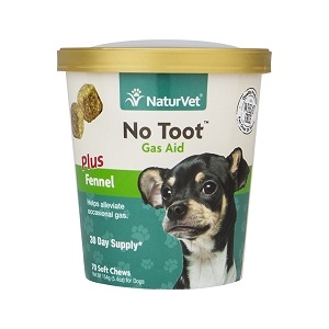 NaturVet No Toot™ Gas Aid Soft Chew Plus Fennel 70ct
