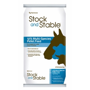  
Stock and Stable® 12% Pellet Multi-Species Feed 50lb