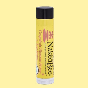 The Naked Bee Grapefruit Blossom Honey Lip Balm .15 oz.