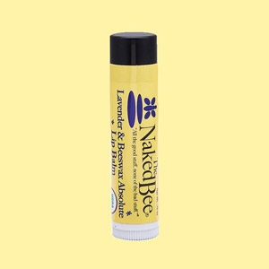 The Naked Bee Lavender & Beeswax Absolute Lip Balm .15 oz.